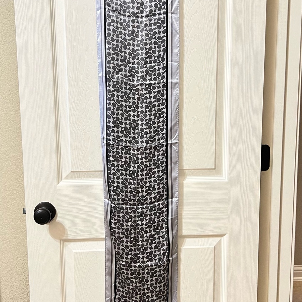 Coach Signature Silk Oblong Scarf